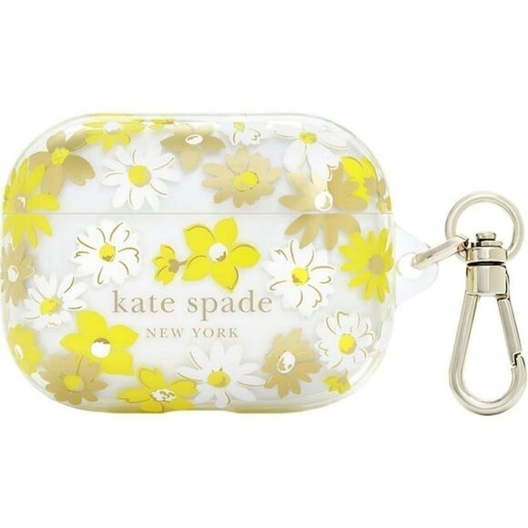 Kate Spade New York Protective Case for Apple Pro Yellow Floral Medley  NIB - Picture 1 of 4